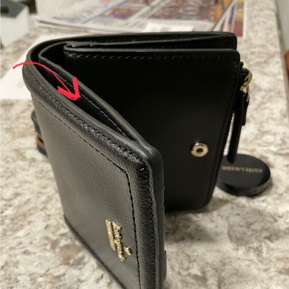 NWT, Kate Spade, Black Leather Patterson Drive Small Shawn Bifold Wallet - Picture 13 of 14